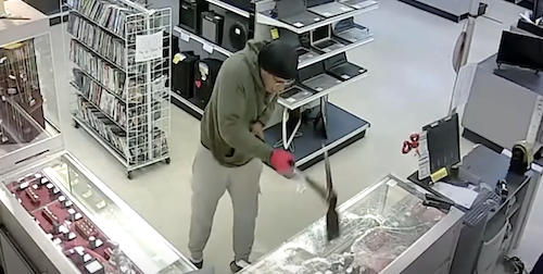 Man With Pickaxe Allegedly Robs Pawnshop