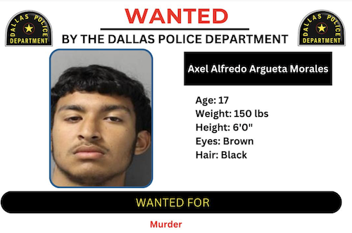 Axel Alfredo Argueta Morales Wanted For Alleged Murder