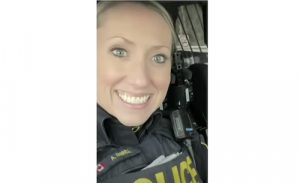 Ontario Provincial Police Officer Officer Amanda Farrell. Credit CTV News