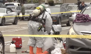 Hazmat team investigating for possible fentanyl in San Ramon. Credit: NBC Bay Area