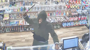 Alleged Fort Worth Valero Robbery Caught on Camera. Credit FWPD