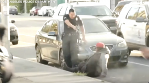 Screenshot from LAPD video showing Francisco Javier Alba. Credit LAPD