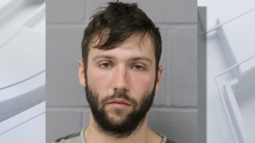 Booking photo of suspect Ashton Kaine Talley. Credit Austin PD