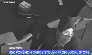 35,000 Pokémon Cards Stolen in Tofu's Trading Burglary Caught on Camera. Credit: Tofu's Trading