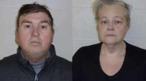 Pastor Keith Holt and Wife Candy Holt Arrested for Alleged Child Abuse. Credit: Blackwell Police Department.