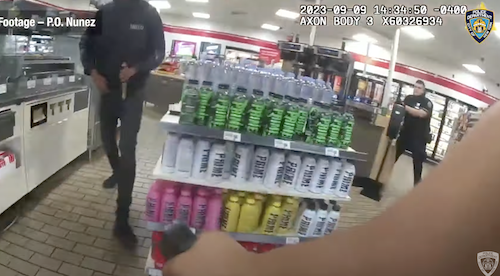 New York City Police Release Video of Officer Shooting Mamady Cisse. Credit NYPD