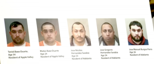 Mojave Desert Mass Murder Arrests, 5 Arrested So Far. Credit: SBSO