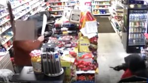 Man Pulls Out Knife, Clerk Pulls Out Bigger Knife. Credit: FOX 13 Seattle