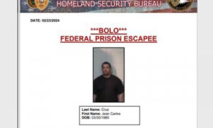 Jean Carlos Cruz Wanted For Alleged Escape from Federal Facility. Credit Miami-Dade PD