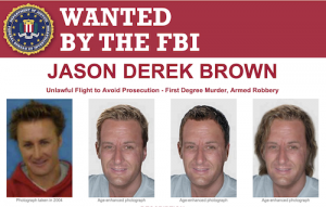 FBI reports that Jason Derek Brown age enhanced images. Credit/ FBI