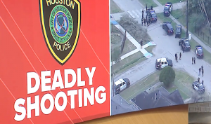 Serial Robbery Suspect on Scooter Shot and Killed by Houston Police. Credit KHOU 11 News