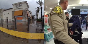 Los Angeles sheriff's deputy assaulted at Lakewood Center Mall. Credit Lakewood Sheriff Facebook Page.