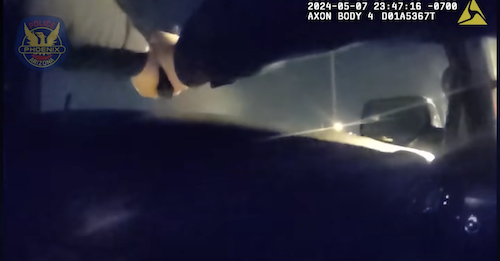 Phoenix Police Release Video of Officer Fatally Shooting Christopher Tavares. Credit PPD