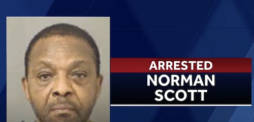 Norman Scott Arrested for Alleged Murder of Man and Wife Caught on Camera. Credit PBSO