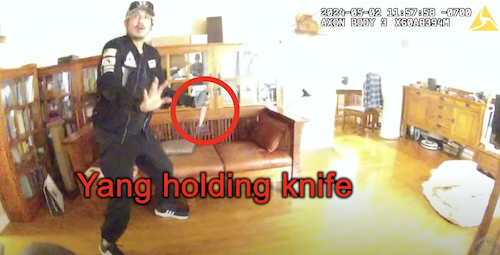 LAPD Release Video Of Officers Shooting and Killing Yong Yang. Credit LAPD