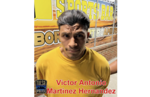 Suspect Victor Antonio Martinez Hernandez. Credit Tulsa PD