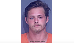 Nicholas Joseph Tomlin Arrested for Allegedly Physically Abusing His Children. Credit GSPD