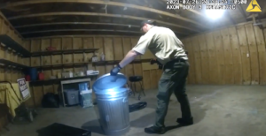 Shocking Police Video of Officers Finding Body of Sushi Staples Child in Garbage Can. Credit RIPD