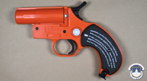 Flare gun. Credit USCPD