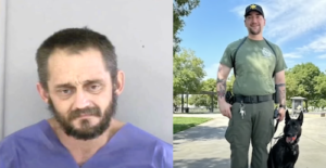 Allen Scott Williams Arrested After Allegedly Shooting Madera Sheriff K9 Obie. Credit MCSO