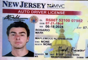 Mark Rosario false ID. Credit NYPD