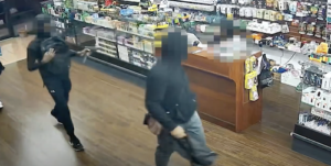 Four Suspects Allegedly Rob Tobacco Shop in Ellicott City Caught on Camera. Credit HCPD