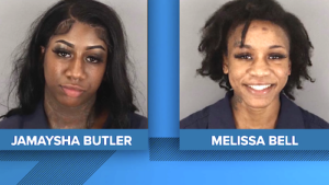 Suspects Jamaysha Butler and Melissa Bell. Credit 12NewsNow