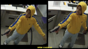 Houston Police Release Video of Metro by T-Mobile Robbery Shooting Caught on Camera. Credit HPD