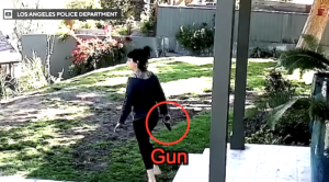 LAPD Releases Videos Showing Officers Shooting Jillian Shriner Caught on Camera. Credit LAPD