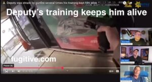 San Bernardino County Deputy in Gunfight For His Life He Stays Cool Under Gunfire. Credit Fugitive Watch
