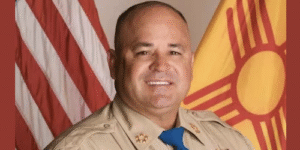 Rio Arriba County Sheriff Billy Merrifield Died From Toxic Effects of Fentanyl and Alcohol. Credit KOB Eyewitness News 4