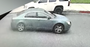 Suspect vehicle. Credit KTLA