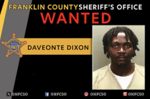 𝗗𝗮𝘃𝗲𝗼𝗻𝘁𝗲 𝗗𝗶𝘅𝗼𝗻 Wanted for Allegedly Shooting 2 Mifflin Township Police Officers. Credit FCSO