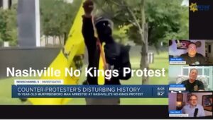 Police Report Elijah Miller Armed with a Gun Arrested at Nashville No Kings Protest. Credit NPD