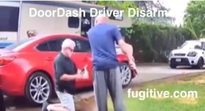 DoorDash Driver Allegedly Disarmed Over Tip Caught on Camera. Credit Fugitive Watch