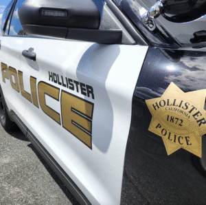 Hollister Police Arrest Jose Cervantes and Mayra Aguirre After Pursuit. Credit HPD