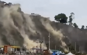 Powerful 6.1 Earthquake Strikes Lima, Peru Damaging Buildings. Credit Unstoppable Weather