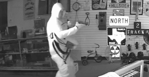 Surveillance Video Shows Store Owner Shooting Alleged Burglar Dylan Bryan in Hendersonville. Credit WKRN News 2