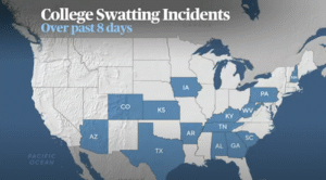 Police Report Swatting Hoaxes Targeting Colleges Across the Nation on the Rise. Credit CBS Evening News