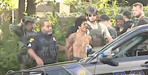 Two East Cleveland Police Officers Shot in Ambush by Alleged Double Murder Suspect. Credit WKYC Channel 3