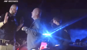Towns County Sheriff Kenneth Henderson in Confrontation With Hiawassee Police Officer Caught on Camera. Credit Atlanta News First