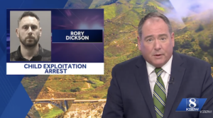 San Benito County Deputies Arrest School Teacher Rory Dickson in Connection with Alleged Possession of Child Porn Investigation. Credit KSBW Action News 8