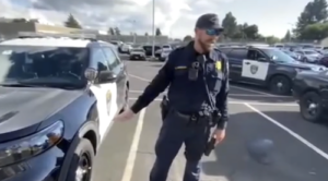 Hayward Police Officer Benjamin Yarbrough Under Investigation for Alleged Criminal Conduct. Credit KTVU 2