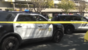 Shane Michael Mahoney and Arianna Charmaine Mitchell Arrested in Connection with Alleged Shooting at L.A. Deputy. Credit KTLA 5 News