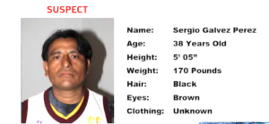 Screenshot of Sergio Galvez Perez. Credit MCSO