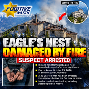 Historic Hitler's Eagle's Nest Severely Damaged by Fire; 33-Year-Old Suspect Arrested. Credit FW